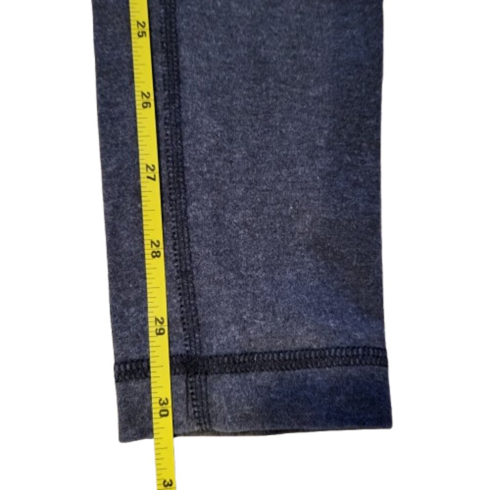 Lululemon Wunder Under Roll Down Leggings Heathered Black Size 4 - Picture 8 of 14